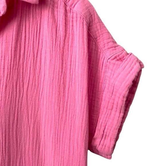 J.Crew Short-Sleeve Gauze Popover Dress with Pockets in Size Small - Picture 9 of 10